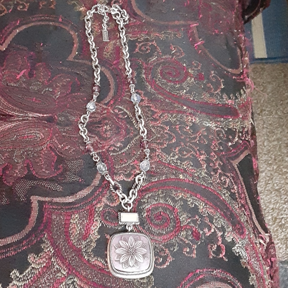Silver Napier Necklace